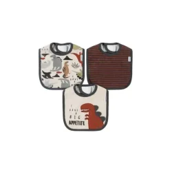 Gerber - 3 Pk Terry Babete Garoto Tamanho Único Dino Best