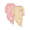Gerber - 2 unidades Baby Girl Fox Sleep N' Play Fashion