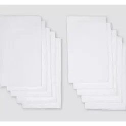 Gerber - Fralda Birdseye 10 unidades pré-dobradas (2 x 3 x 2) tamanho único, branca Online