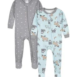 Gerber - 2Pk Sleep 'N Play Snap Front, Verde/Rãs Online