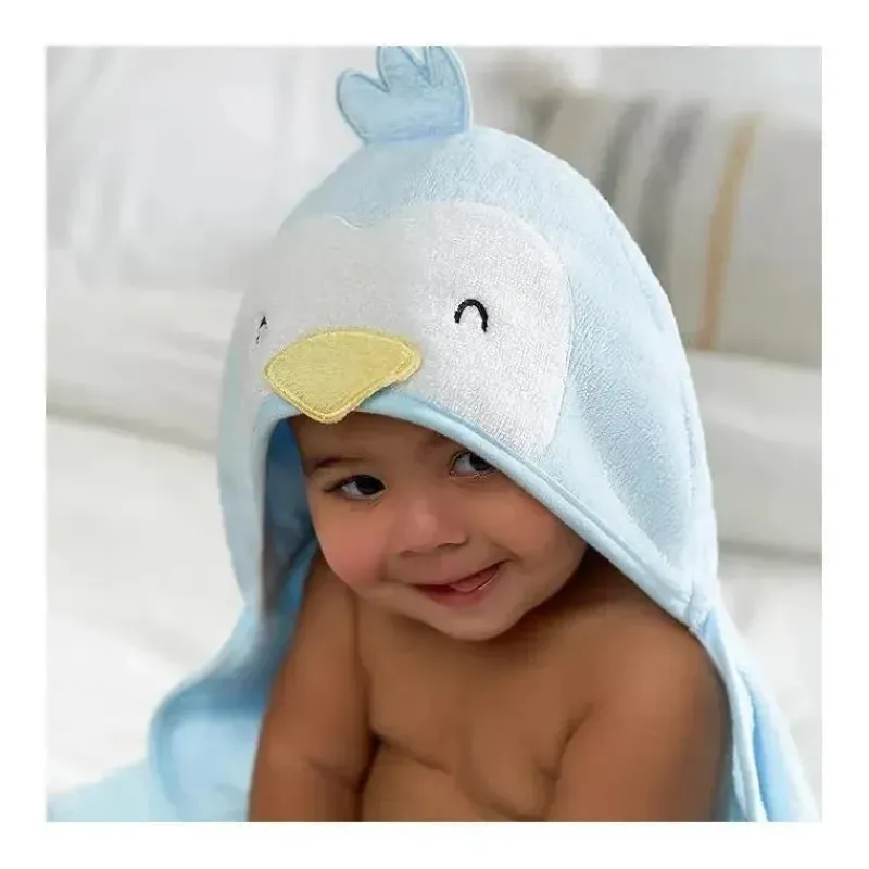 gerber__toalha_de_banho_e_SKU01rnkYGJ_2.webp Gerber - Toalha de banho e panos de banho com capuz para bebê, pinguim Clearance