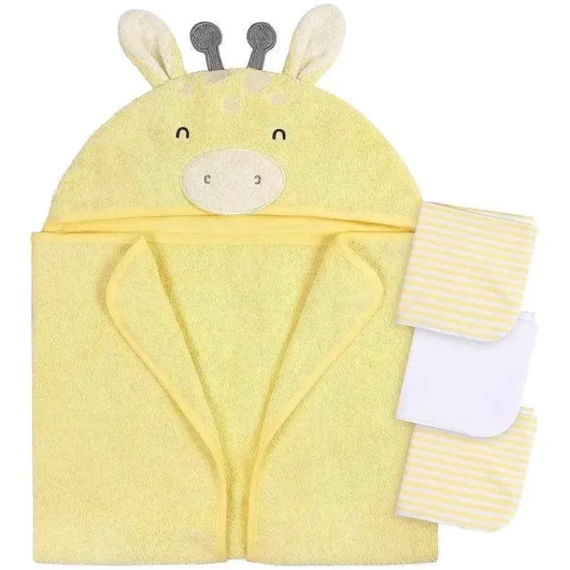 gerber__toalha_de_banho_e_SKU8TsiL2KM_0.webp Gerber - Toalha de banho e panos de banho para bebê com capuz, girafa Fashion