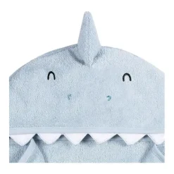 Gerber - Toalha de banho e panos de banho com capuz para bebê, tubarão New