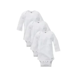 Gerber 3 unidades manga longa 24M branco Hot
