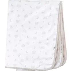Gerber Bedding - 1Pk 2Ply Cobertor de pelúcia, arco-íris neutro Hot