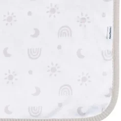 Gerber Bedding - 1Pk 2Ply Cobertor de pelúcia, arco-íris neutro Hot