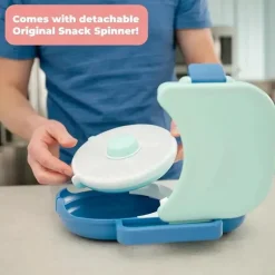 Gobe - Lancheira Infantil com Spinner Destacável, Azul Online