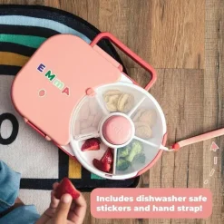 Gobe - Lancheira Infantil com Spinner Destacável, Roxa Outlet