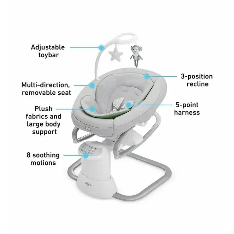 graco__acalme_my_way_baby_SKUcutF4ivC_1.webp Graco - Acalme My Way Baby Swing com balancim removível, Madden Online