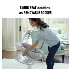Graco - Acalme My Way Baby Swing com balancim removível, Madden Online