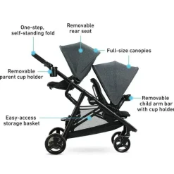 Graco - Carrinho Duplo Ready2Grow 2.0, Rafa New