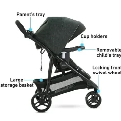 Graco - Modes 3 Lite DLX Travel System, West Point Discount