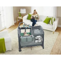 Graco - Pack 'N Play Playard para recém-nascidos, trocador e transporte, Manor Best