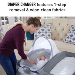 Graco - Pack 'N Play® Quick Connect™ Portable Bassinet, Alex Hot