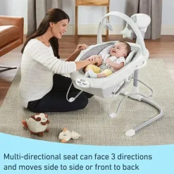 Graco - Soothe n Sway LX Rocker Portátil, Casa de Campo Moderna Hot