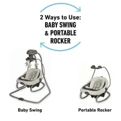 Graco DuetSoothe Swing Plus Rocker-Safira Sale