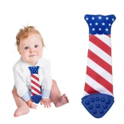 Tasty Tie Gravata saborosa - gravata de dentição, bandeira dos EUA Best