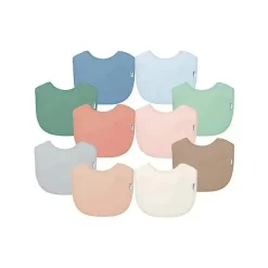Iplay Green Sprouts - 10 unidades de babadores infantis unissex para secar, mirtilo Hot