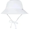 Iplay Green Sprouts - Chapéu de banho e sol respirável para bebês, branco Hot