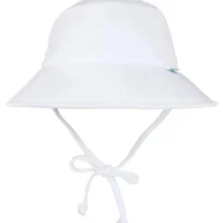 Iplay Green Sprouts - Chapéu de banho e sol respirável para bebês, branco Hot