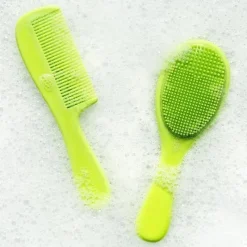 Iplay Green Sprouts - Conjunto de escova e pente para tampa de berço Outlet