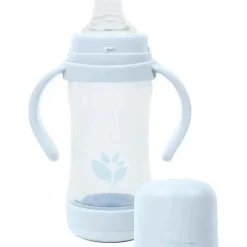 Iplay Green Sprouts - Copo de 5 onças e Sprout Ware Gole e Palha, Light Blueberry Best