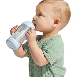 Iplay Green Sprouts - Copo de 5 onças e Sprout Ware Gole e Palha, Light Blueberry Best