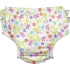 Iplay Green Sprouts - Fralda de banho reutilizável Eco Snap com babados, tartaruga branca floral Discount