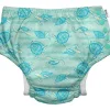 Iplay Green Sprouts - Fralda Reutilizável Eco Snap Swim, Tartaruga-de-pente Seafoam Discount