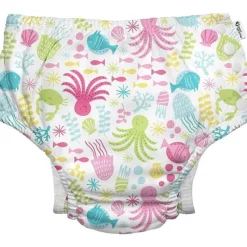Iplay Green Sprouts - Fralda Reutilizável Eco Snap Swim, White Sea Pals Clearance
