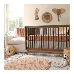 Crane Guindaste - Decoração de berçário Baby Safari, decoração de parede de animal de madeira, elefante Online