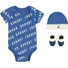 Haddad - Caixa Jordan Essentials 3Pc, Azul Fashion