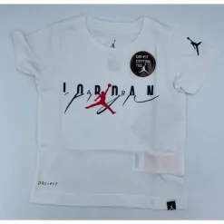 Jordan Haddad - Camiseta Infantil Logo - Branco Clearance