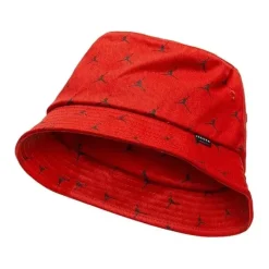 Haddad - Chapéu balde unissex Jordan Nike infantil AOP, vermelho Sale