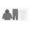 Haddad - Conjunto de calça Nike 3 peças, cinza Best