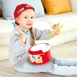 Hape - Bateria infantil eletrônica com luzes e reprodução guiada Online