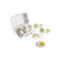 Hape - Caixa de Ovos Brinquedos de Cozinha Crianças Jogam Brinquedo de Comida Best