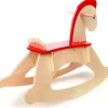 Hape - Cavalo de balanço de madeira para crianças Rock and Ride Clearance