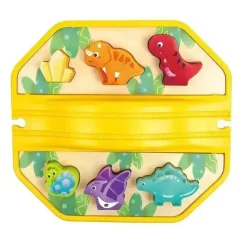 Hape - Conjunto de balde de trem de dinossauro Clearance