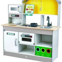 Hape - Conjunto de cozinha infantil de luxo com fritadeira Best