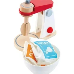 Hape - conjunto de jogo de cozinha misturador poderoso de madeira Best