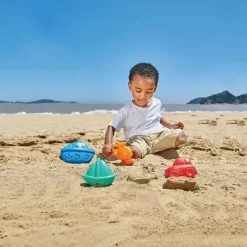 Hape - Conjunto de moldes modeladores de areia para viagens de brinquedos de praia Clearance