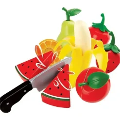 Hape - Corte Saudável de Madeira para Frutas Brincar com Faca Brincar Outlet