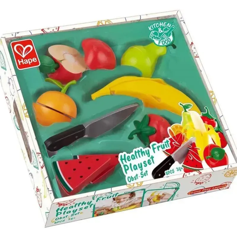 Hape - Corte Saudável de Madeira para Frutas Brincar com Faca Brincar Outlet