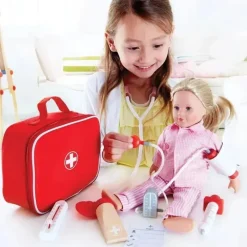 Hape - dramatização de criança de madeira para médico de plantão Fashion