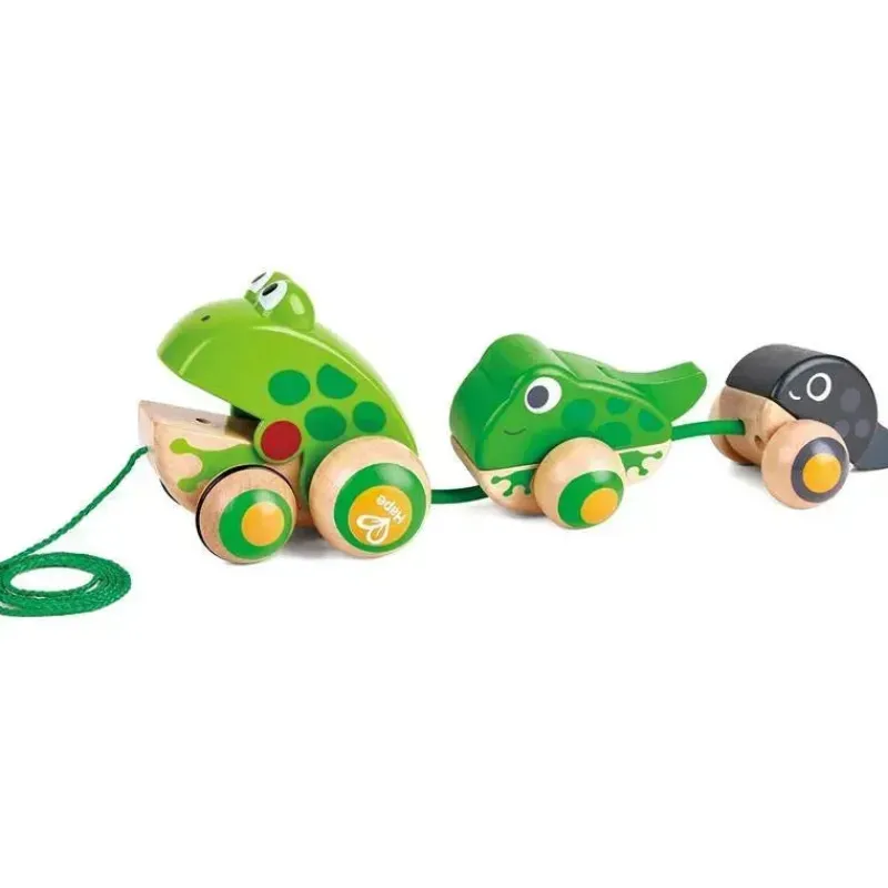 hape__famlia_pull_along_f_SKUaX8aeDVm_0.webp Hape - Família Pull Along Frog com rodas anti-capotamento Best