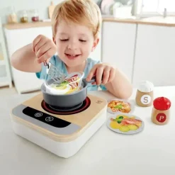 Hape - fritadeira divertida, fogão de mesa de madeira com ventilador Discount
