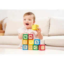 Hape - Grip-N-Stack Silicone & Wood Blocks Fashion