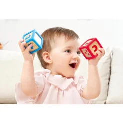 Hape - Grip-N-Stack Silicone & Wood Blocks Fashion