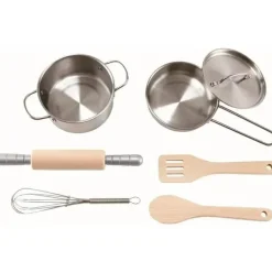 Hape - Kit de cozinha infantil de madeira escolhido pelo chef Fashion